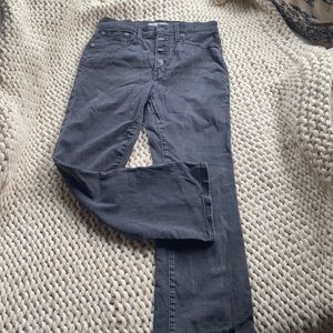 Madewell Cali Kick Boot Flare button jeans